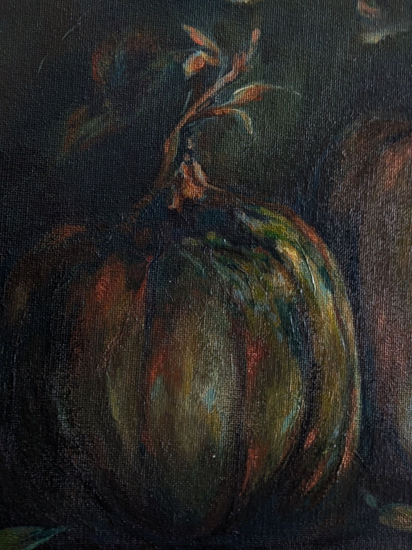 "Down in the Pumpkin Patch" Original Painting