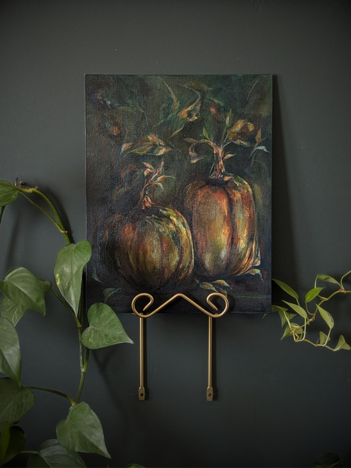 "Down in the Pumpkin Patch" Original Painting