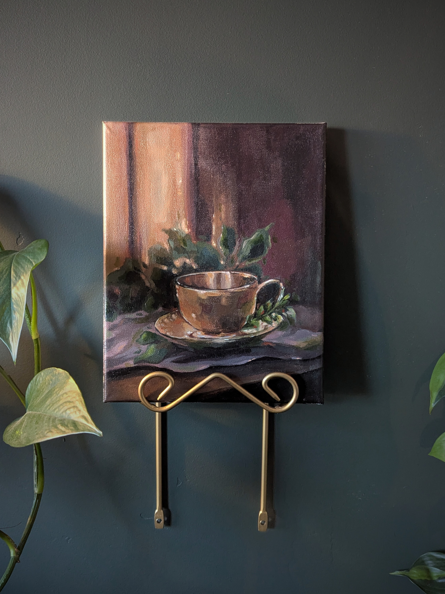 "This Morning's Teacup" Original Painting