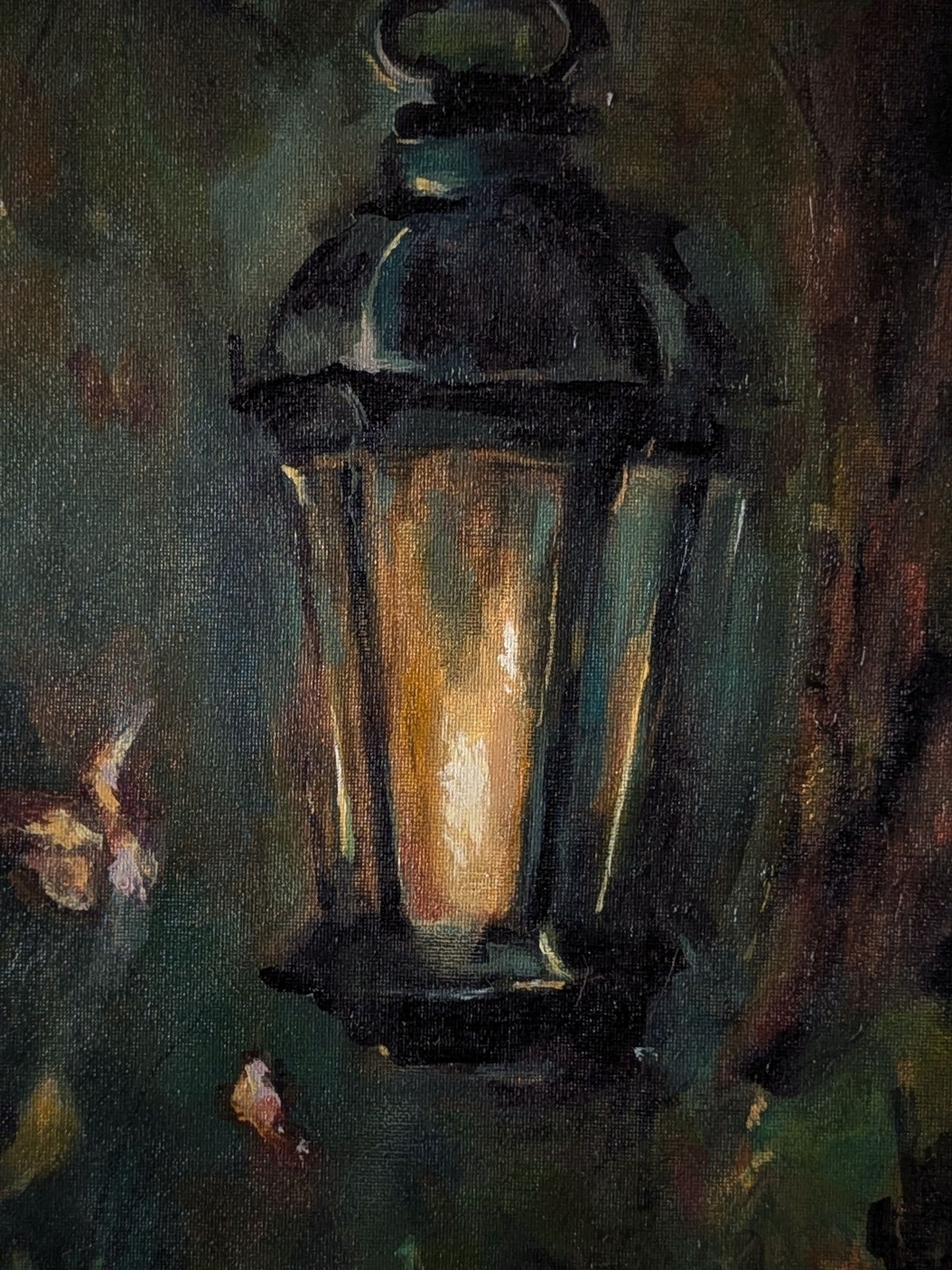 "The Ancient Lantern" Original Painting