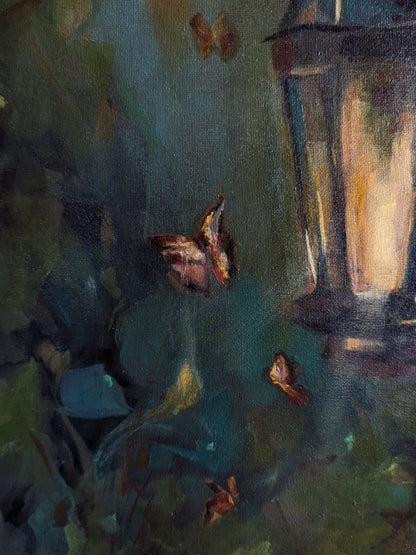 "The Ancient Lantern" Original Painting