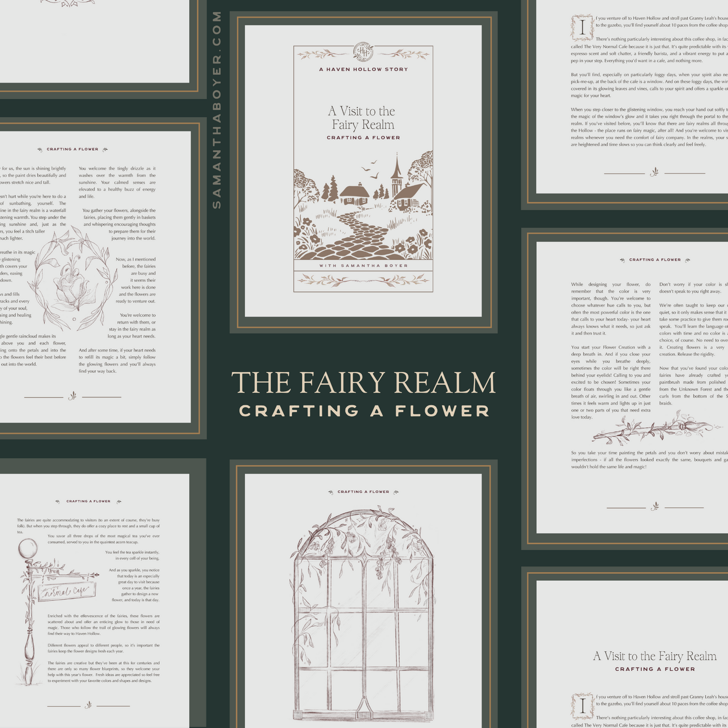 Digital Story Pages: A Visit to the Fairy Realm (Crafting a Flower)