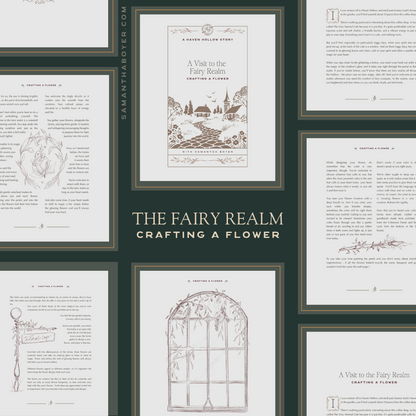 Digital Story Pages: A Visit to the Fairy Realm (Crafting a Flower)