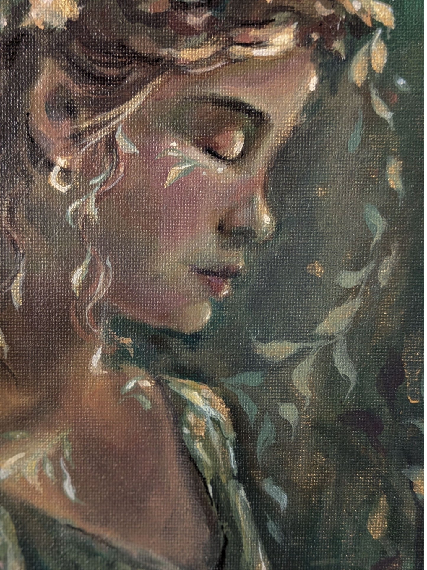 "Before the Goddess" Original Painting