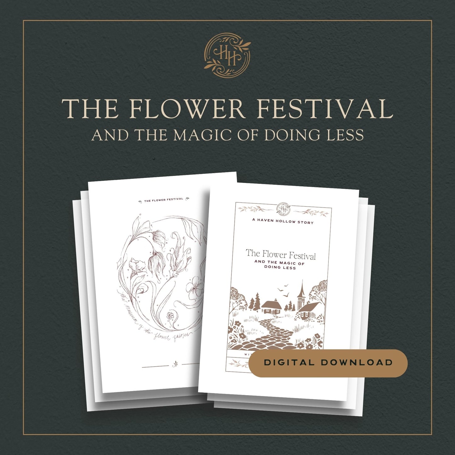 Digital Story Pages: The Flower Festival (The Magic of Doing Less)