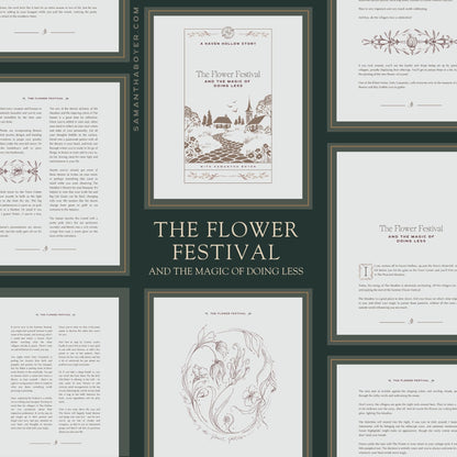 Digital Story Pages: The Flower Festival (The Magic of Doing Less)