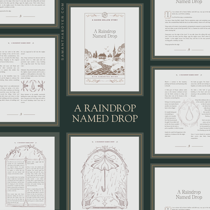 Digital Story Pages: A Raindrop Named Drop