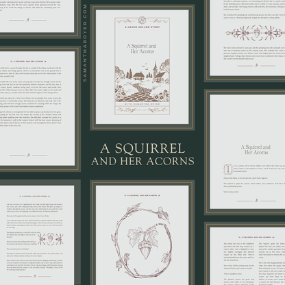 Digital Story Pages: A Squirrel and Her Acorns
