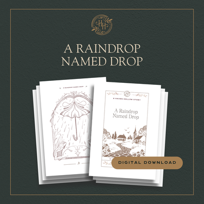 Digital Story Pages: A Raindrop Named Drop