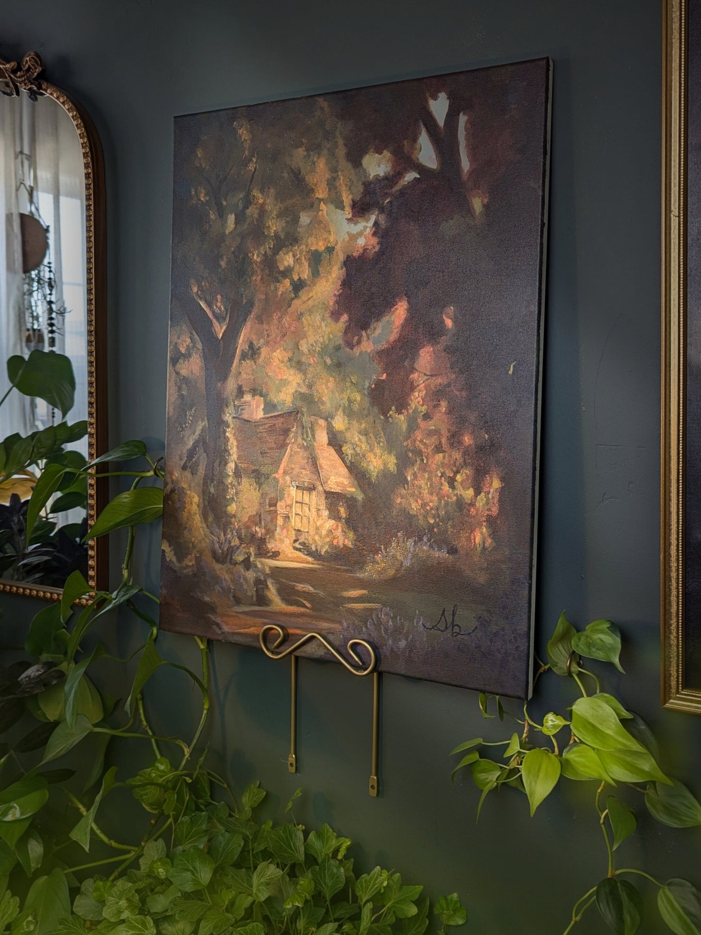 "The Gardener's Cottage" Original Painting