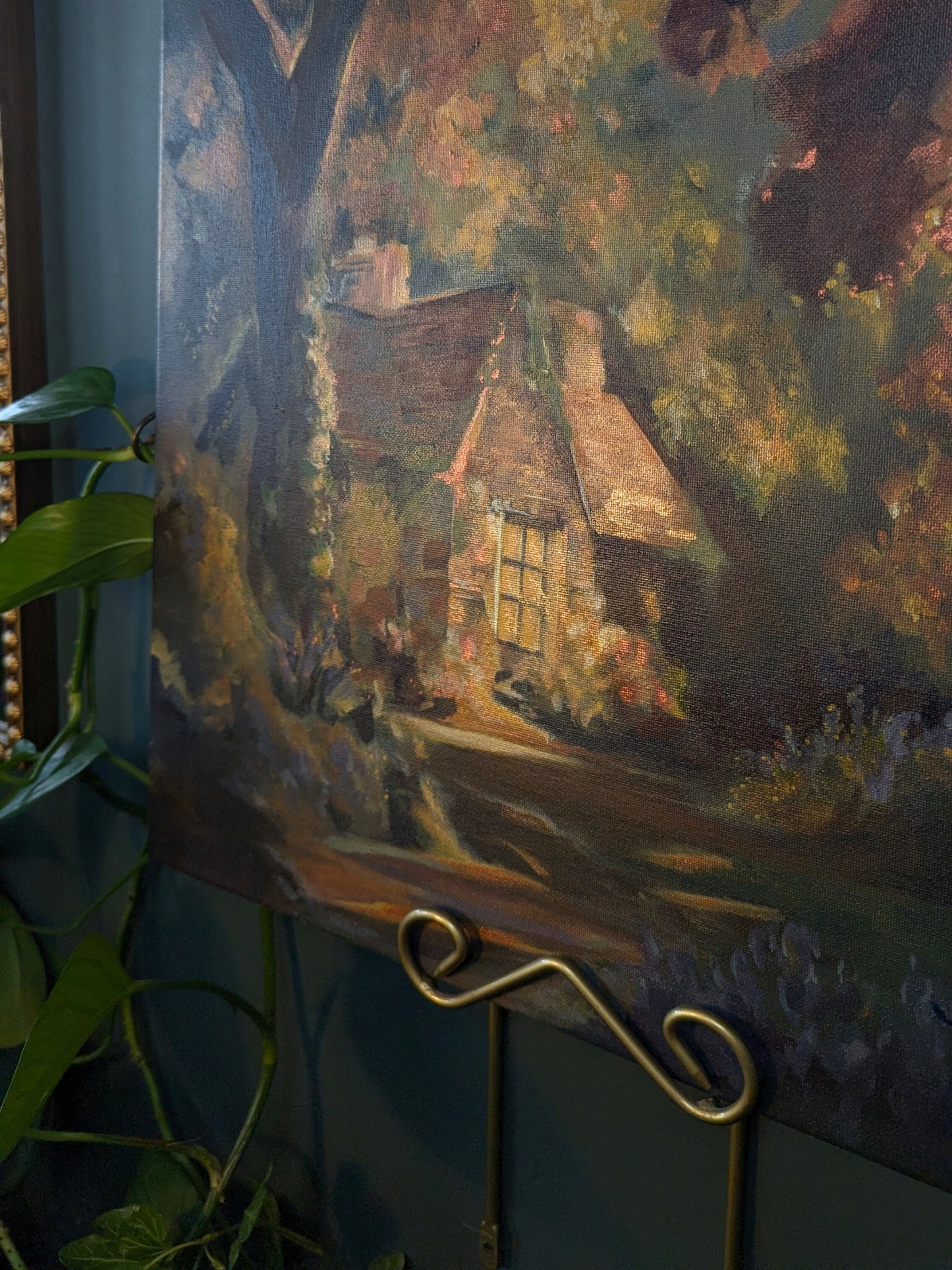 "The Gardener's Cottage" Original Painting
