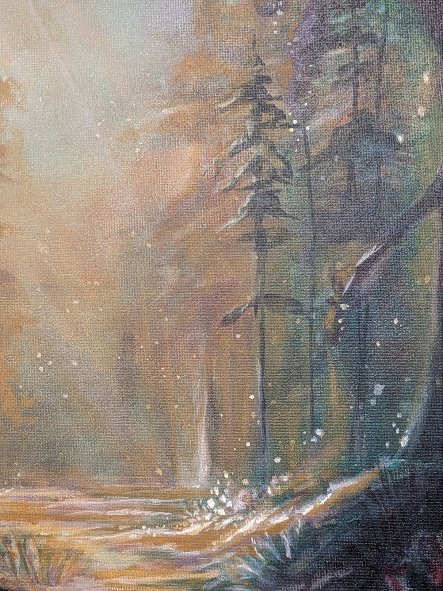 "Where the Fairies Meet the Sky" Original Painting