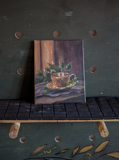 "This Morning's Teacup" Original Painting