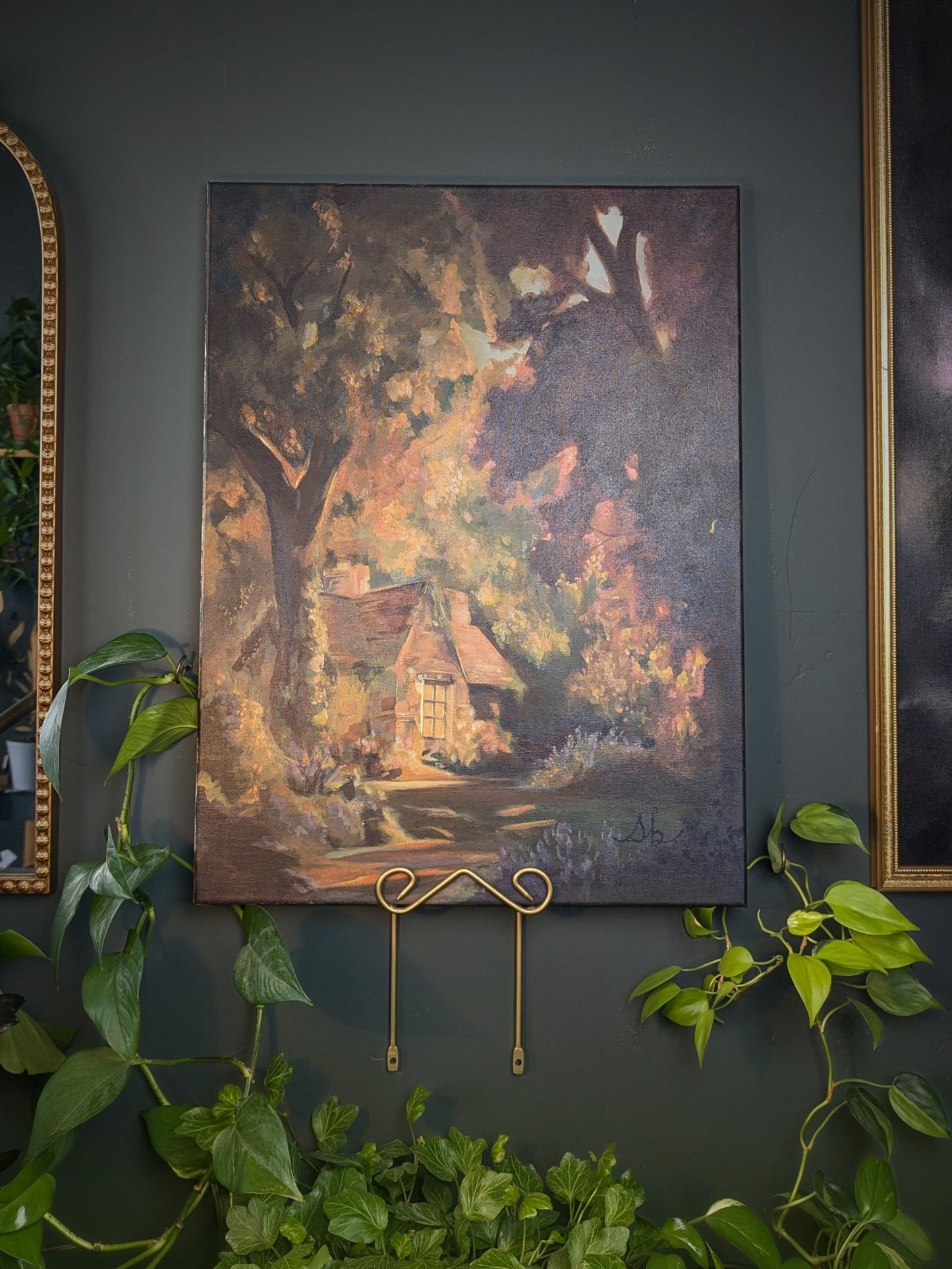 "The Gardener's Cottage" Original Painting