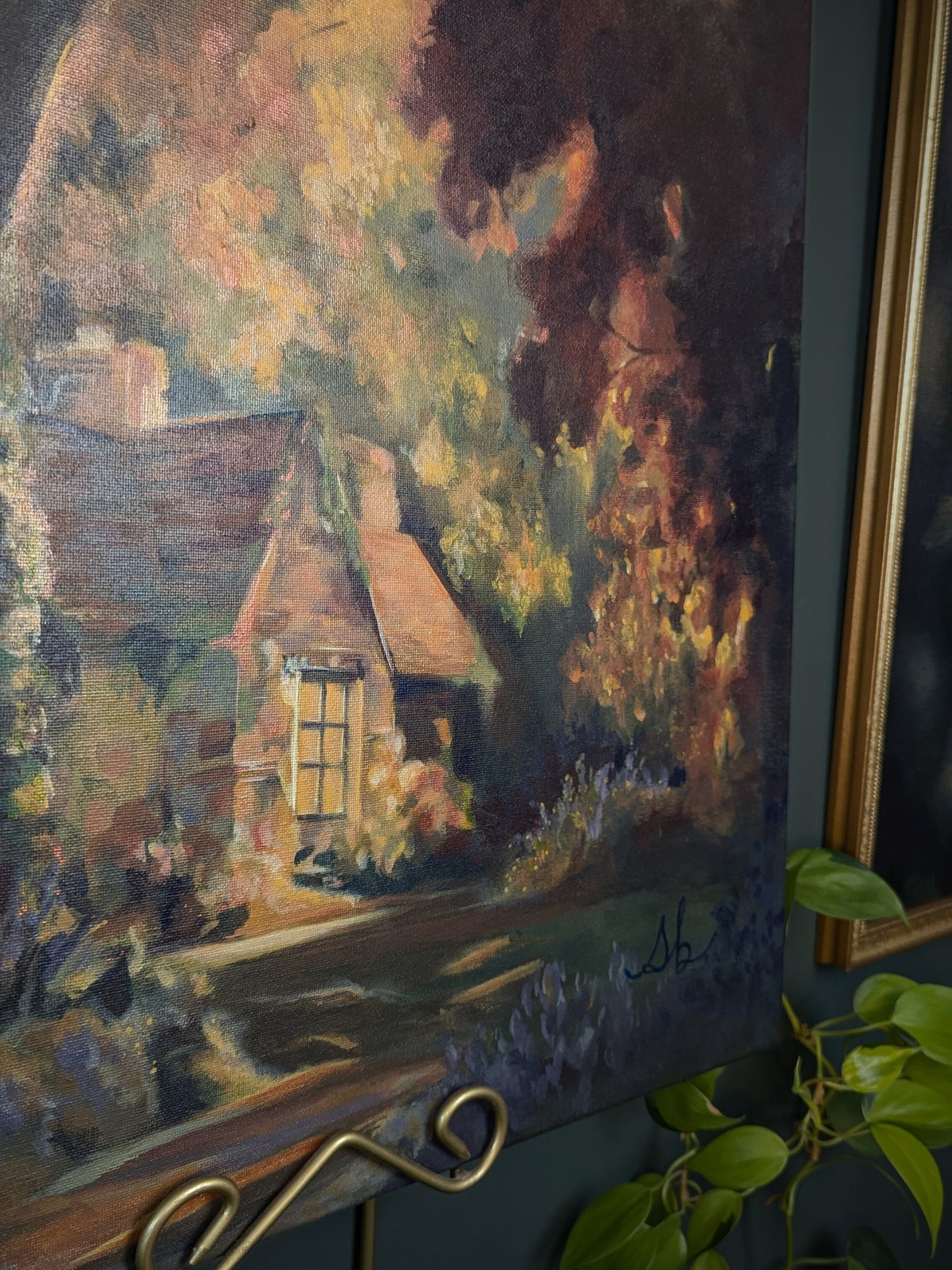 "The Gardener's Cottage" Original Painting