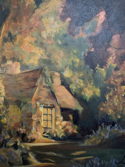 "The Gardener's Cottage" Original Painting