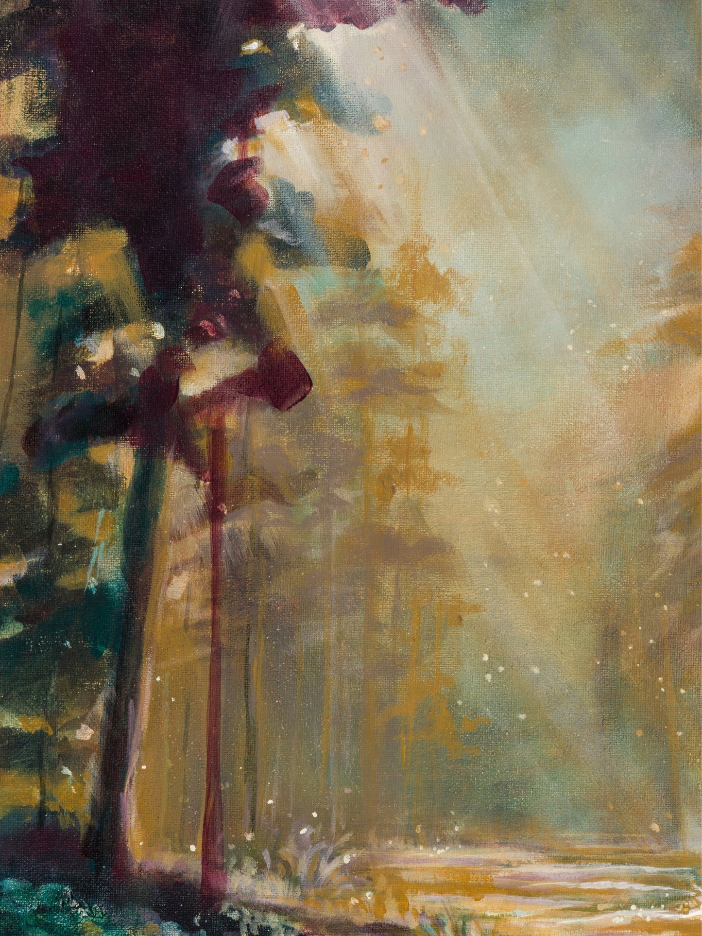 "Where the Fairies Meet the Sky" Original Painting