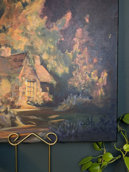 "The Gardener's Cottage" Original Painting