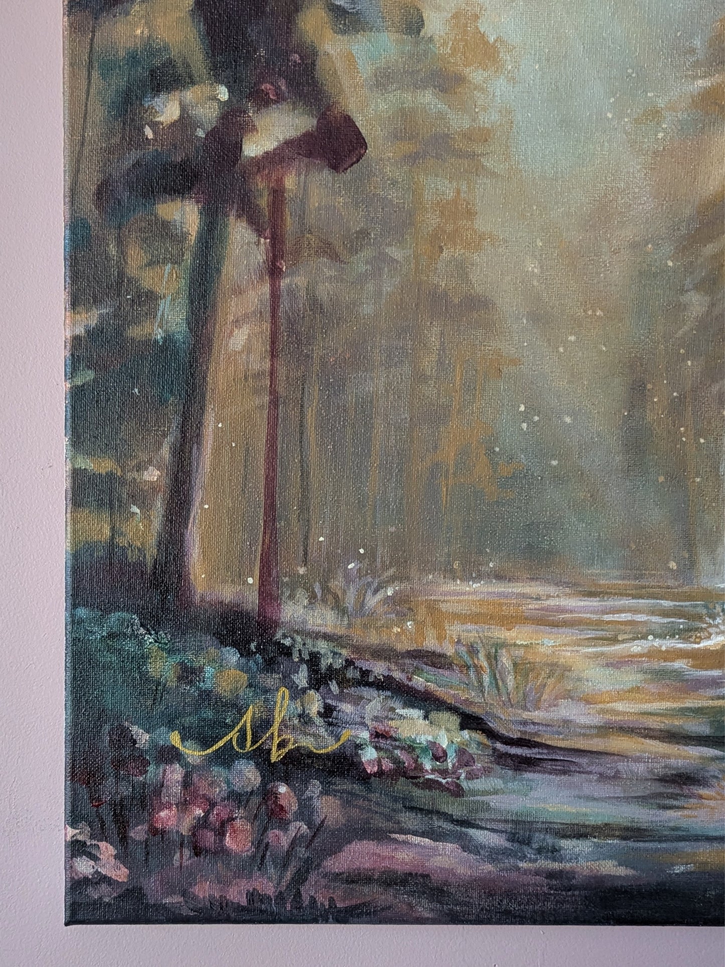 "Where the Fairies Meet the Sky" Original Painting