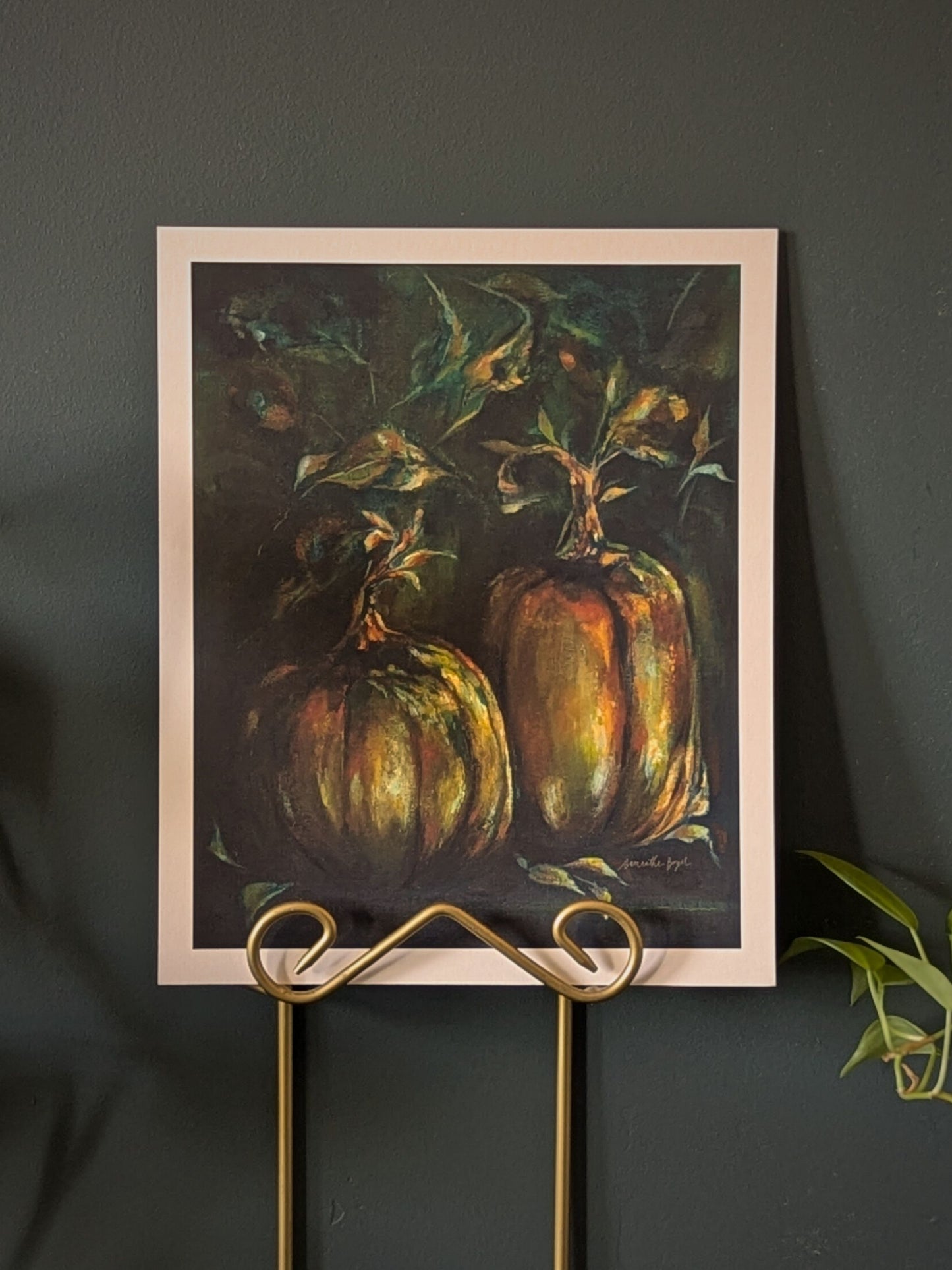 "Down in the Pumpkin Patch" Fine Art Print