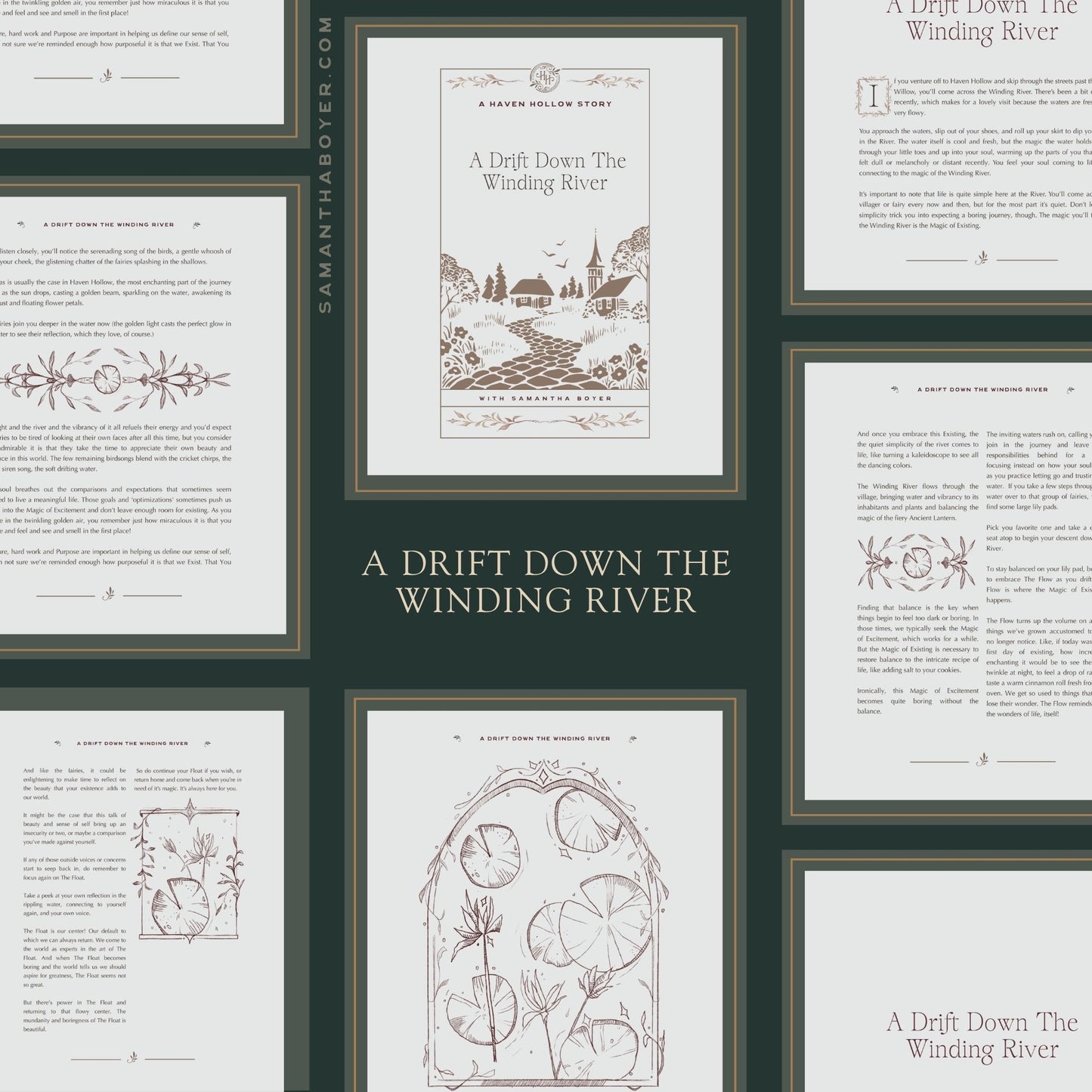 Digital Story Pages: The Winding River