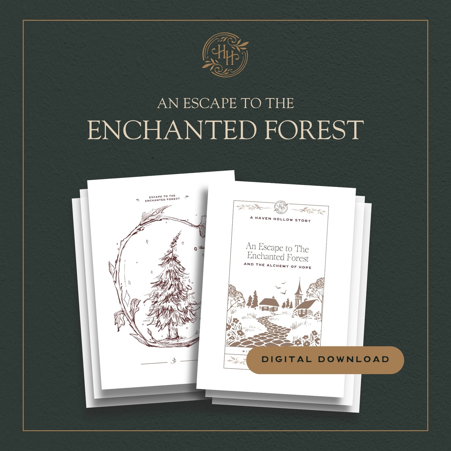 Digital Story Pages: An Escape to The Enchanted Forest