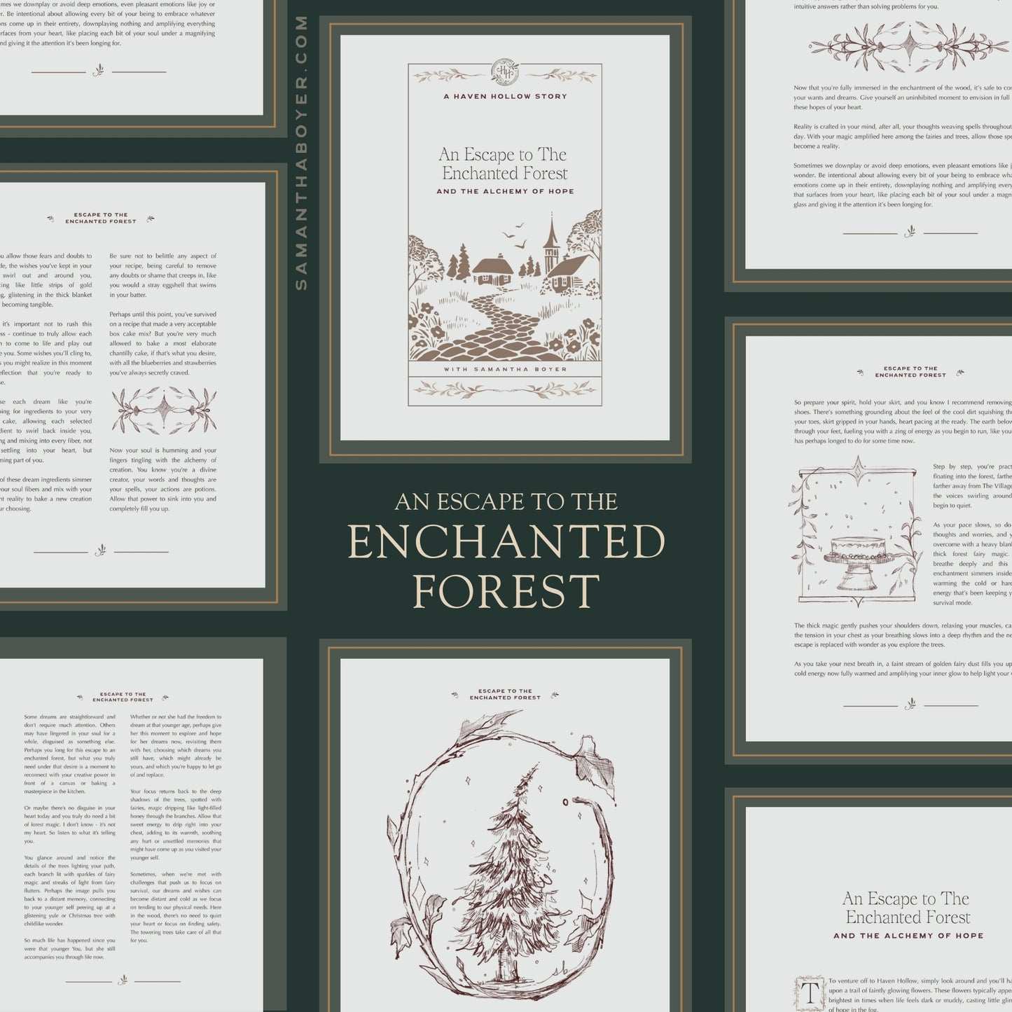 Digital Story Pages: An Escape to The Enchanted Forest