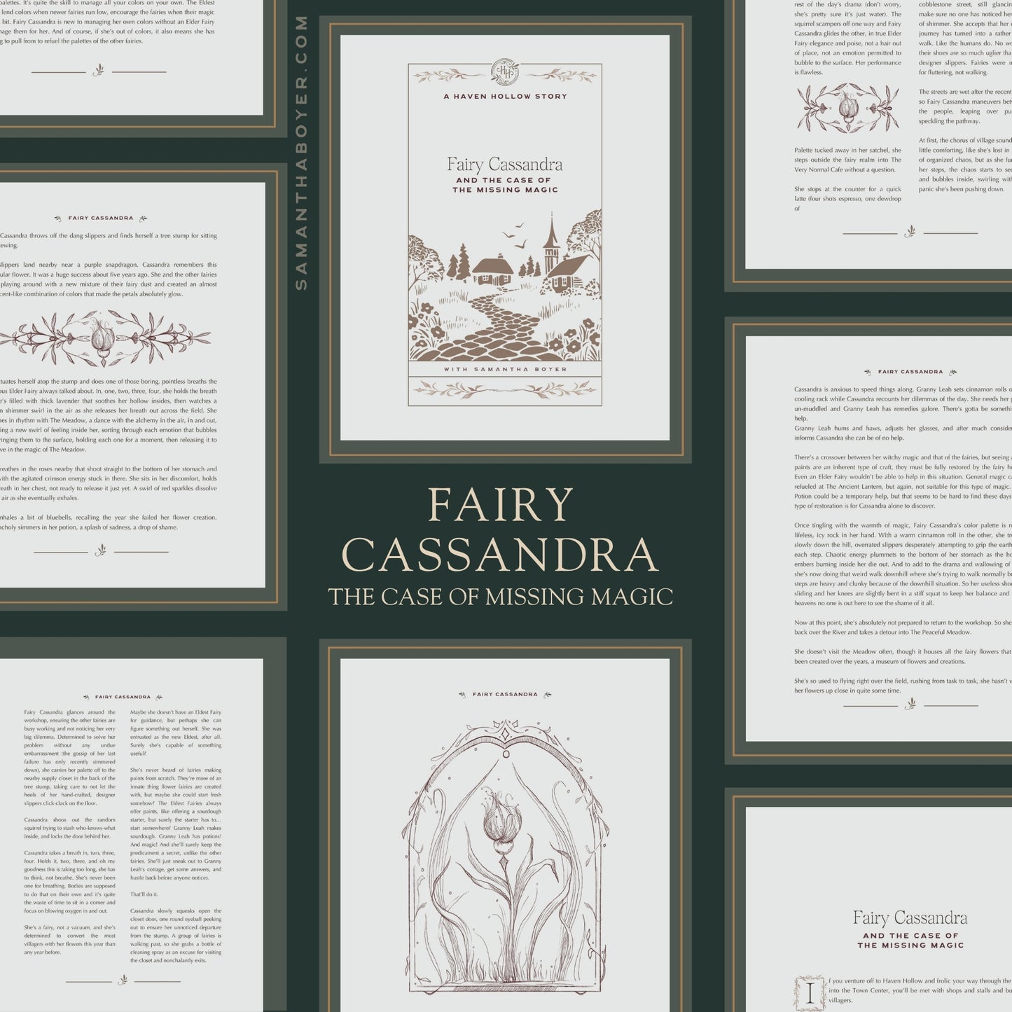 Digital Story Pages: Fairy Cassandra (The Case of Missing Magic)