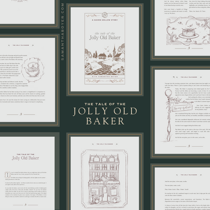 Digital Story Pages: Tale of the Jolly Old Baker