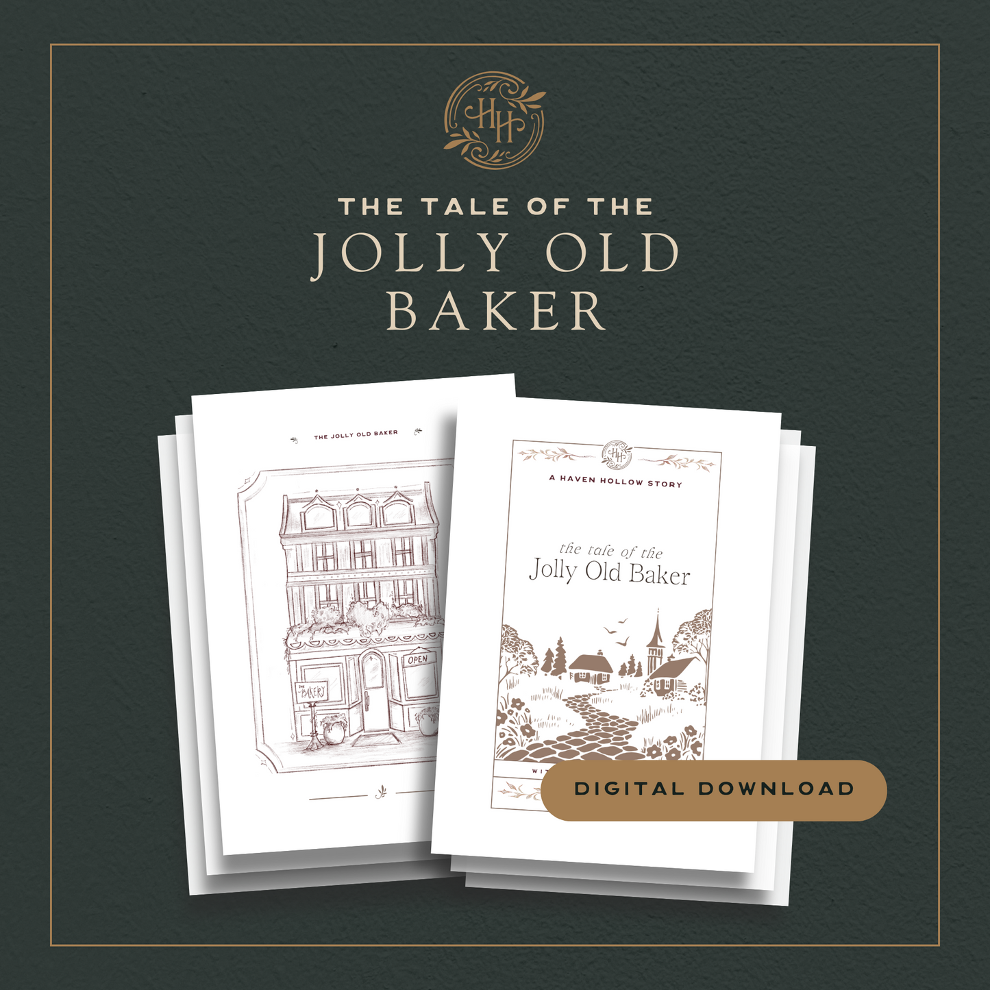 Digital Story Pages: Tale of the Jolly Old Baker