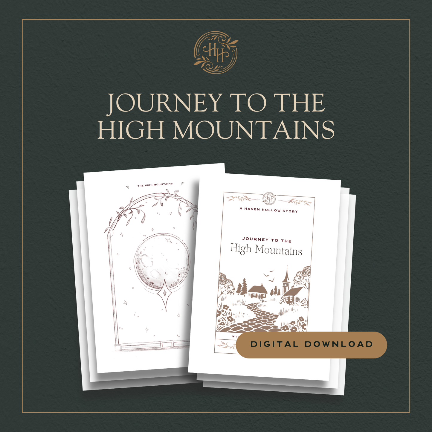 Digital Story Pages: Journey to the High Mountains