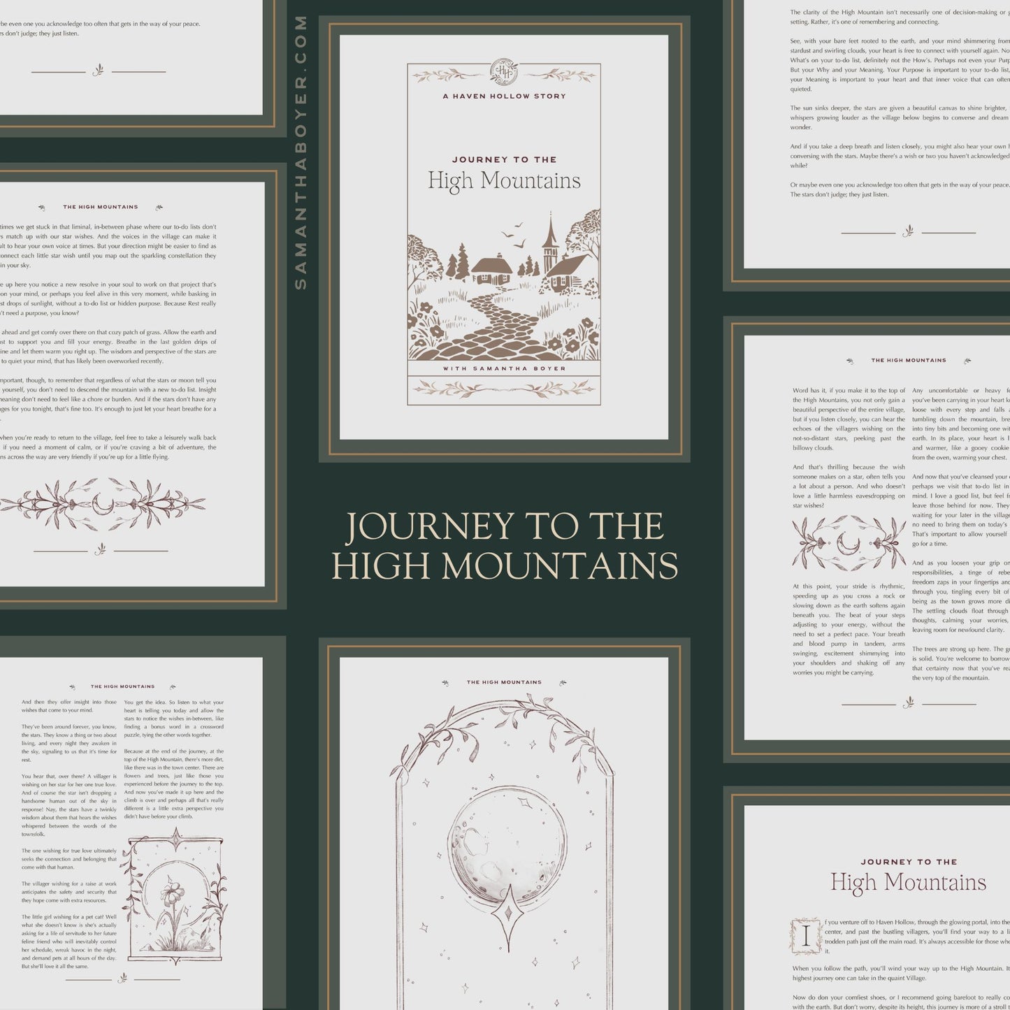 Digital Story Pages: Journey to the High Mountains