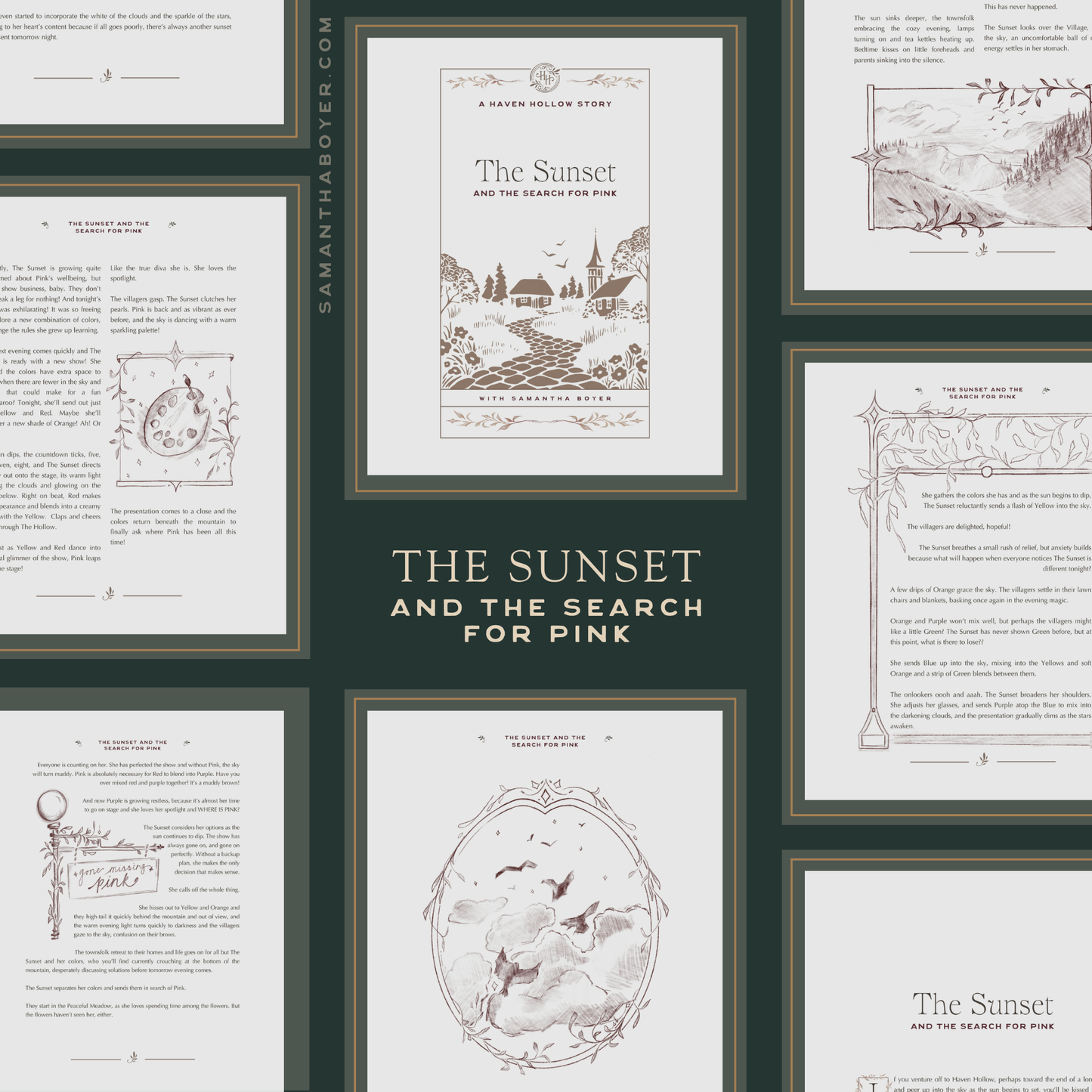 Digital Story Pages: The Sunset and the Search for Pink