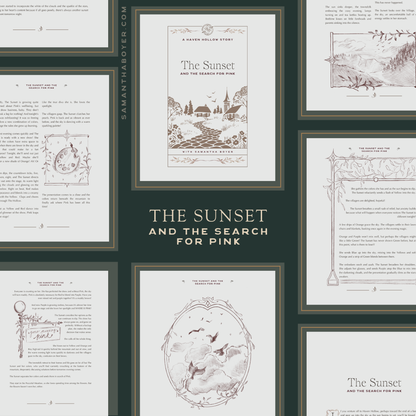 Digital Story Pages: The Sunset and the Search for Pink